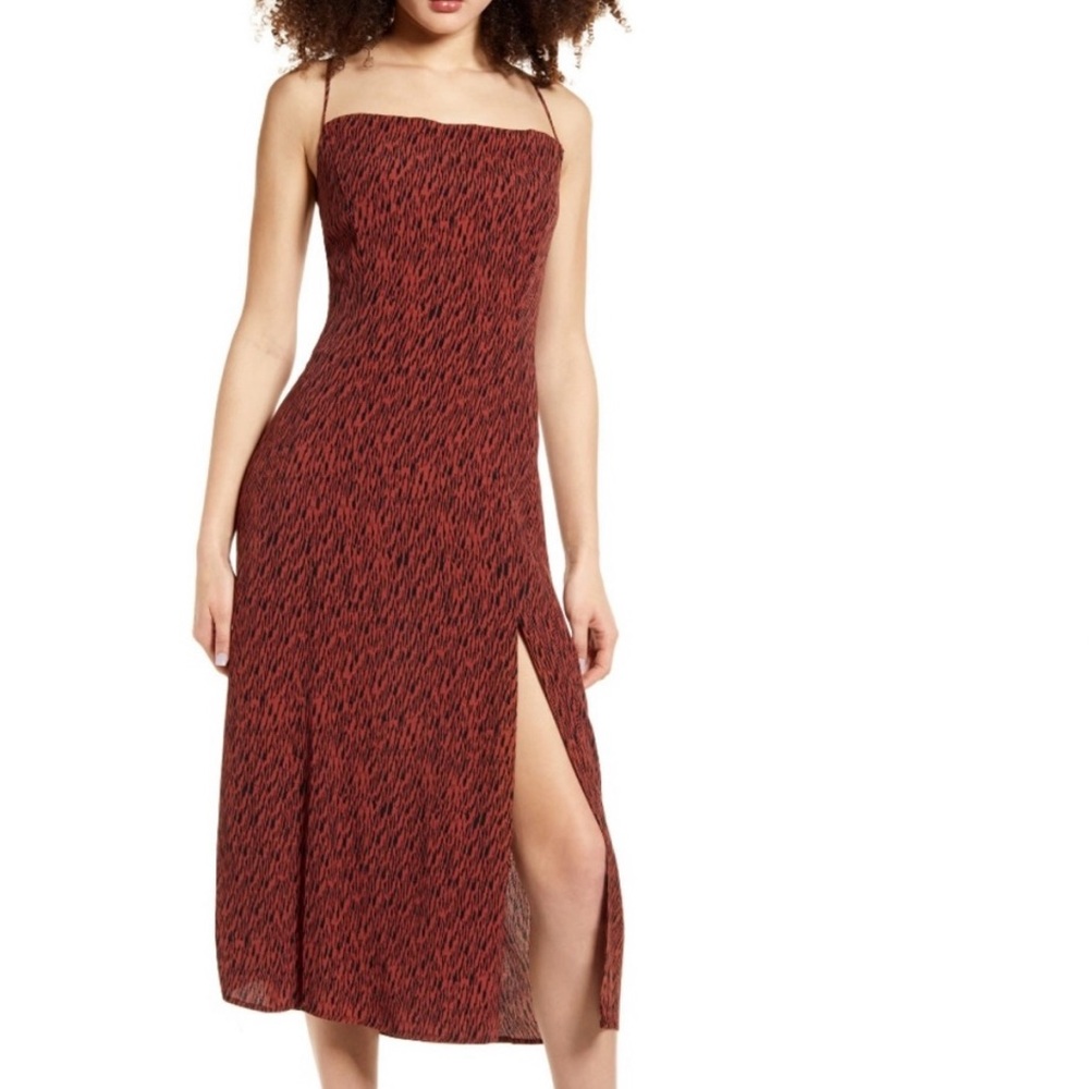 Leith Midi Dress with Slit
